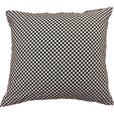 Kokvilnas spilvendrāna 40x40 1087E mazs šaha galdiņš melns balts Modern Duo