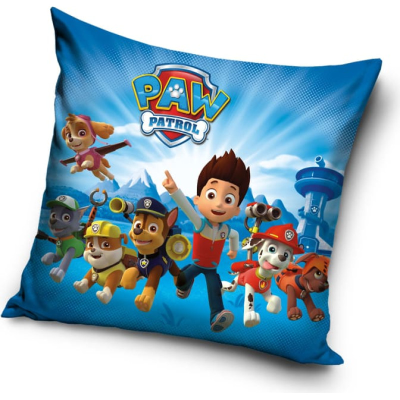 Spilvendrāna 40x40 Paw Patrol Paw Pieski 0315 zila, visa komanda