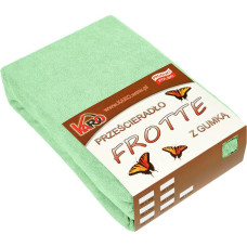 Frotē palags ar elastīgo joslu 80x160 zaļa 012 bieza 200g/m2