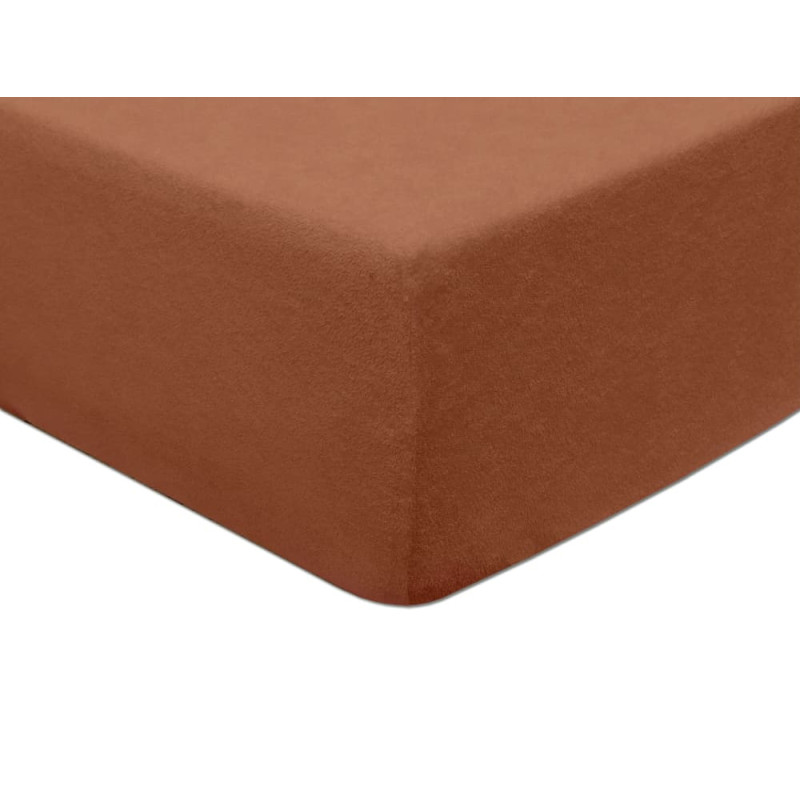 Frotē palags ar gumiju 120x200 020 brūns