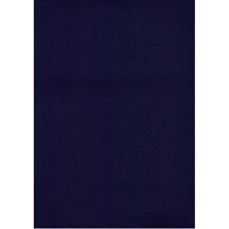 Kokvilnas palags 160x200, tumši zils S35, vienkāršs