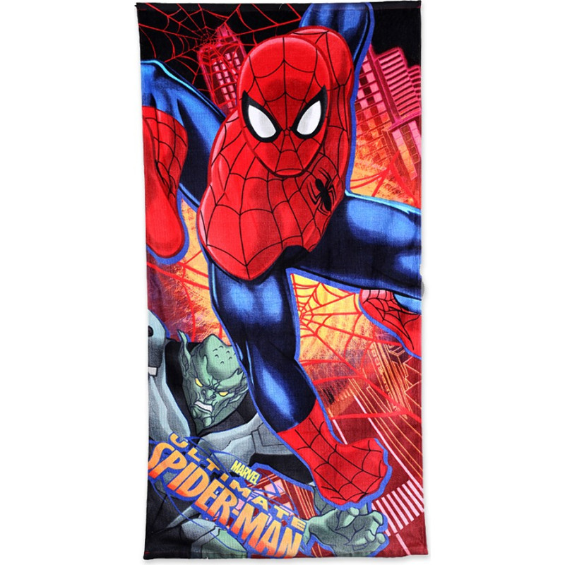 Pludmales dvielis 70x140 Spiderman 3127 Spider Man Villain bērniem