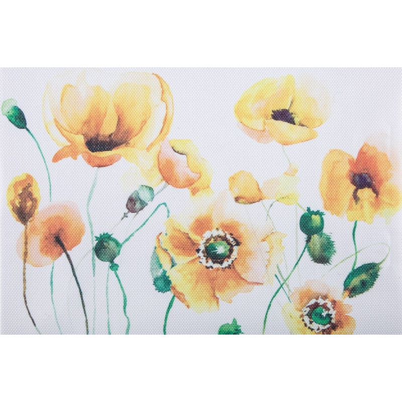 Galda paklājiņš 45x30 Zieds, apelsīns, krēms un ziedi