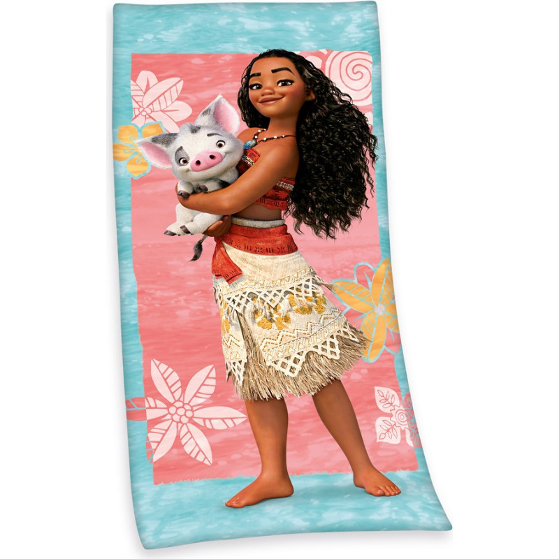 Bērnu dvielis 75x150 Moana okeāna dārgums 0349 Cotton Traveller