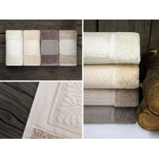 Ecco Bamboo dvielis 70x140, dabīgs, 520 g/m2 frotē
