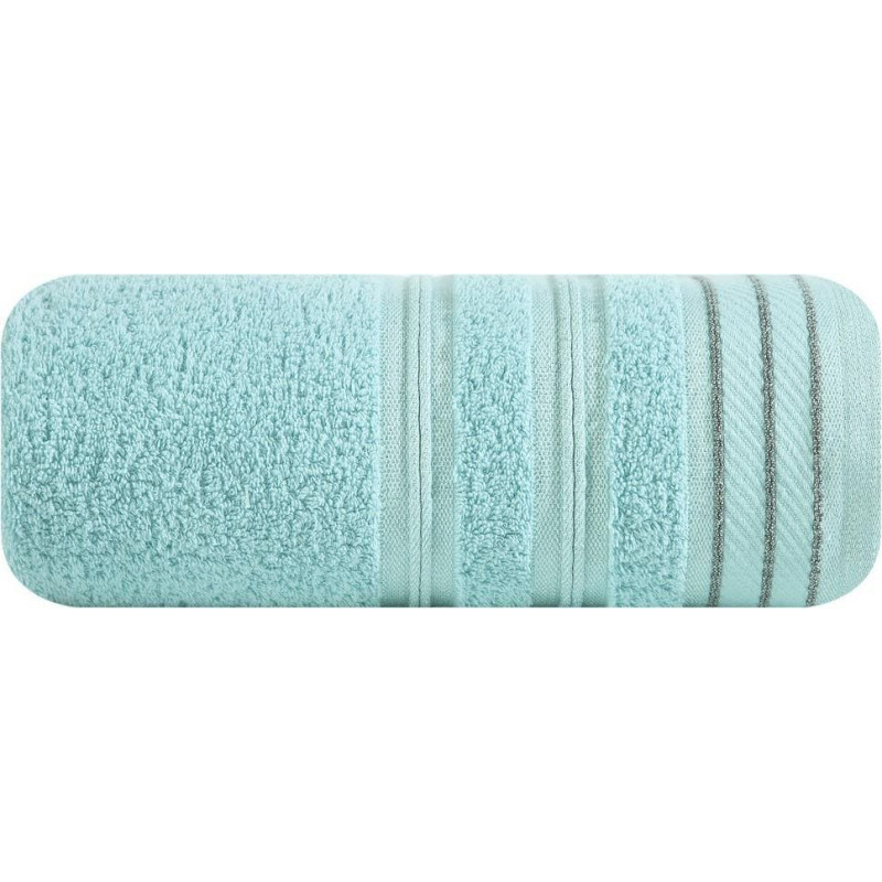 Wiki dvielis 50x90 07 piparmētru sudraba pavedieni 480 g/m2