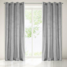 Gatavs aizkars ar starplikām 140x250 sudraba Shandy