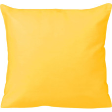 Satīna spilvendrāna 40x40 dzeltens olas dzeltenums 004, vienkrāsains
