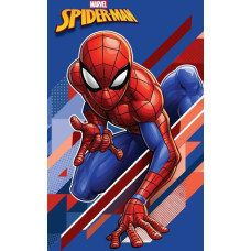 Bērnudārza dvielis 30x50 Spiderman Spider Man zils sarkans bērnu kokvilna 0748