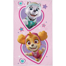 Bērnudārza dvielis 30x50 Paw Patrol Skye Everest rozā sirsniņas 1255 kokvilnas bērnu dvielis