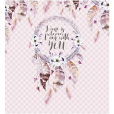 Dekoratīvais gultas pārklājs 220x240 K 35 Dreamcatcher pūder virši Holland 2