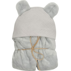 Koala Muslin sega 95x95 balta ar Matex kapuci