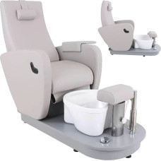 Physa Elektriskais pedikīra krēsls ar kāju balstu un du&scaron;as paliktni HAVANA - pelēks