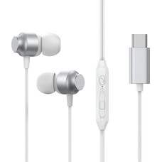 Joyroom JR-EC06 USB-C in-ear austiņas sudraba austiņas