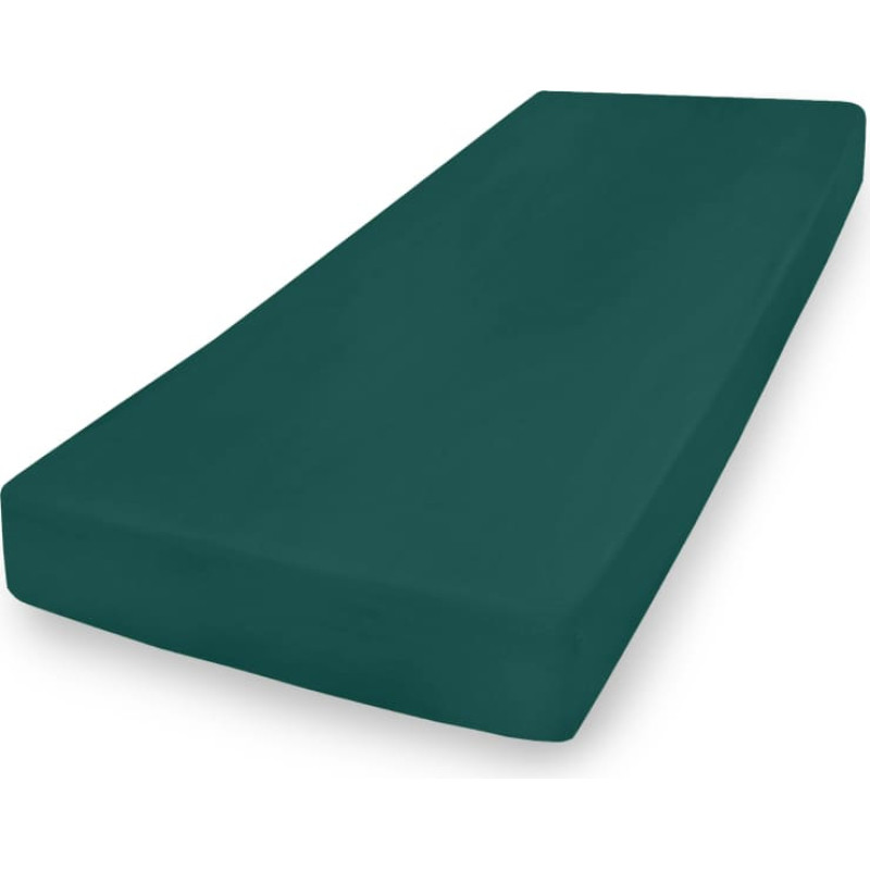 Džersijai pieguļošs palags 160x200 pudele zaļa 34 Premium