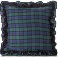 Dekoratīvā spilvendrāna 45x45 Iga zaļa tumši zila
