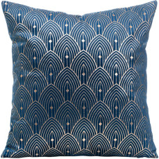 SPILVENPĀRNA D91 AGNES 40 X 40 CM NAVY BLUE