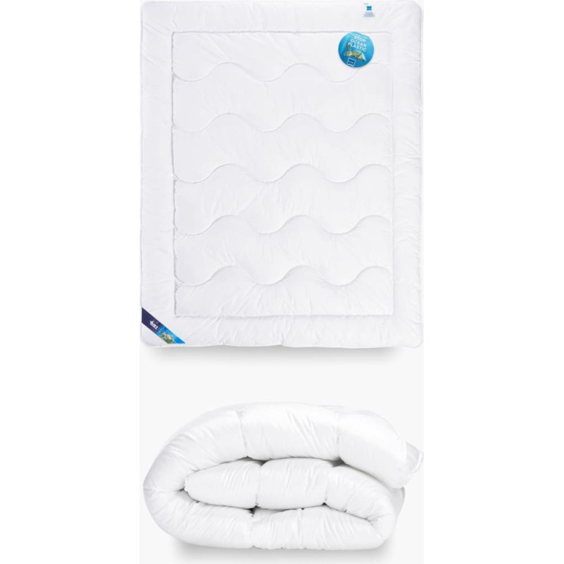 Antialerģiska sega 220x240 Aerelle Blue silta 2400g balta