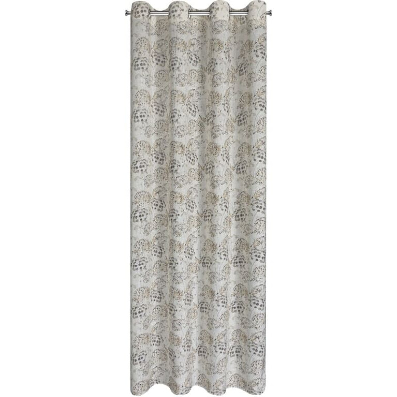 Aizkars 140x250 Mira, dabīgi sarkans, gatavs ar Z10 starplikām