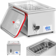 Royal Catering Sous Vide cirkulācijas sūknis, zemas temperatūras gatavošanas iekārta 30-95 C, 24 l, 700 W