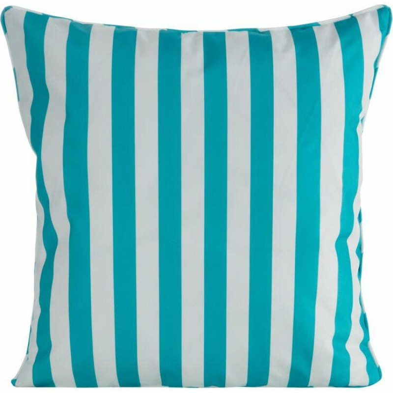 Dekoratīvā spilvendrāna 45x45 Garden 6 zilas svītras, ūdensizturīga