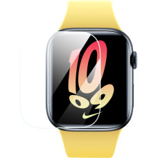 Baseus 2x NanoCrystal aizsargfolija Apple Watch 7/8/9 45mm + montāžas komplekts, caurspīdīga