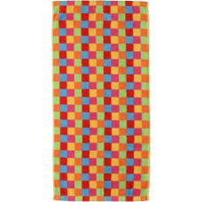 Cawoe Cube pludmales dvielis 70x180 daudzkrāsains 25 frotē 510g/m2 100% kokvilna