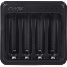 Bateriju lādētājs Gembird USB 4-slot for AA| AAA Black