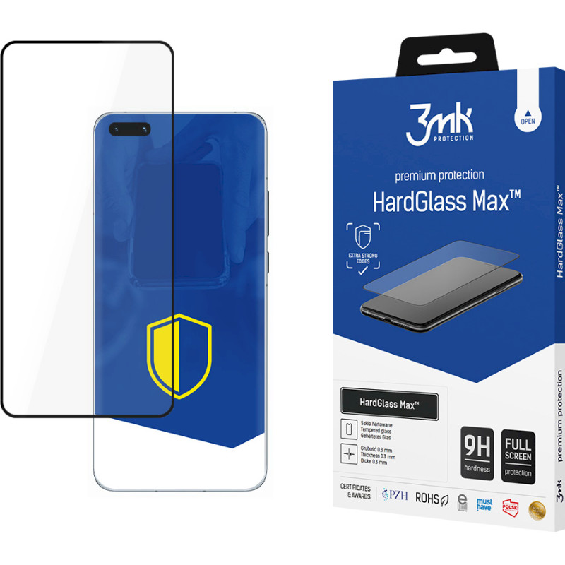 Huawei P40 Pro|P40 Pro+ BL - 3mk HardGlass Max™ screen protector