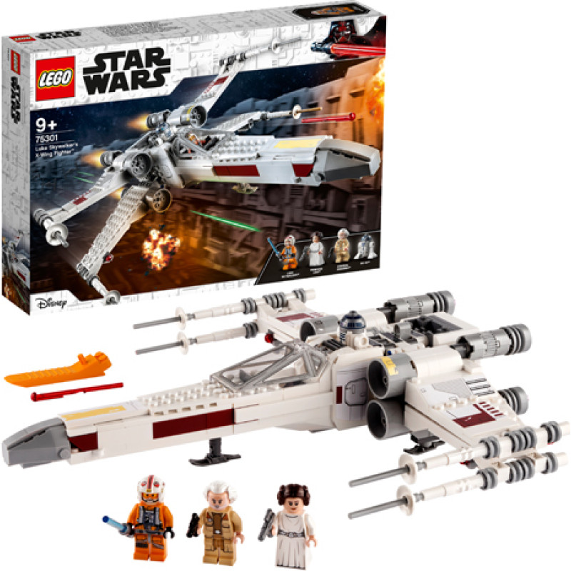 Lego Star Wars Luke Skywalkers X-Wing XWing Fighter 9+ (75301)