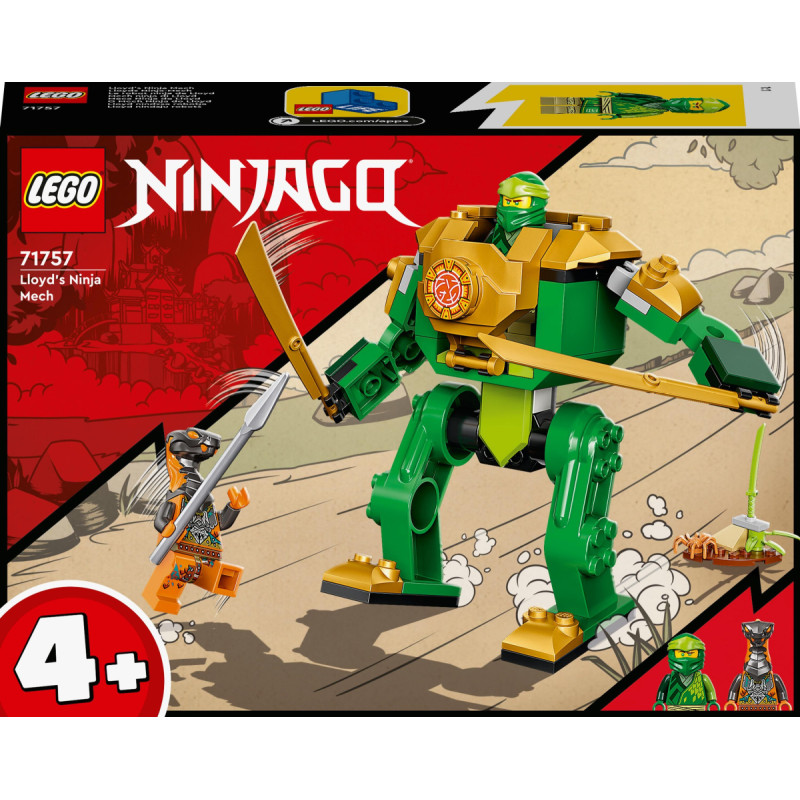 Lego Ninjago klucīši 71757 Lloyd's Mech Ninja