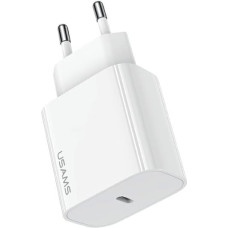 USAMS Ład. siec. 1xUSB-C T65 PD20W (only head) PD Fast Charging biały|white CC226TC01 (US-CC226)