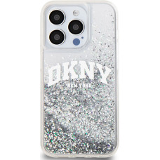 Dkny Liquid Glitter Arch Logo Case for iPhone 14 Pro Transparent