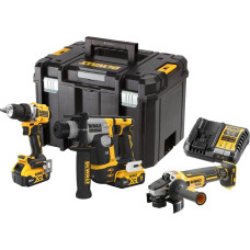 Dewalt-Maszyny Battery Combo Set DCD800 +DCH172+DCG405 18V Li-Ion 2x5.0Ah, XR, TSTAK VI, DeWalt [DCK355P2T-QW]