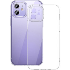 Baseus Crystal Transparent Case and Tempered Glass set for iPhone 12