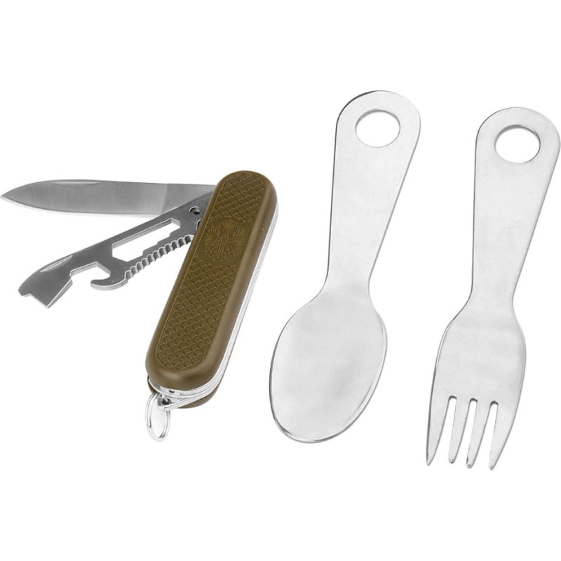 Mil-Tec - Karotes un dak&scaron;iņas komplekts ar kabatas nazi - 14629000