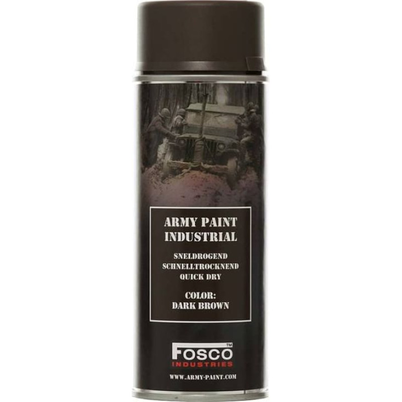 Fosco Industries FOSCO - Kamuflāžas krāsa - tum&scaron;i brūna
