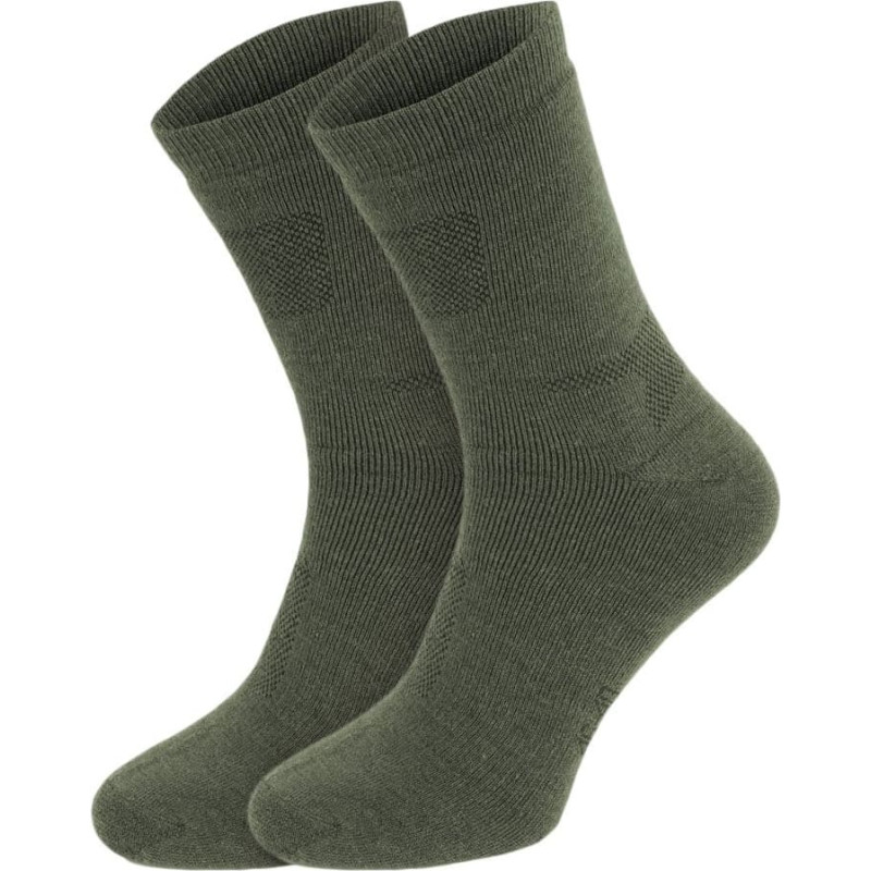 Mil-Tec - Merino zeķes - 2 pāri - Olīvu krāsa - 13006301 (44-45)