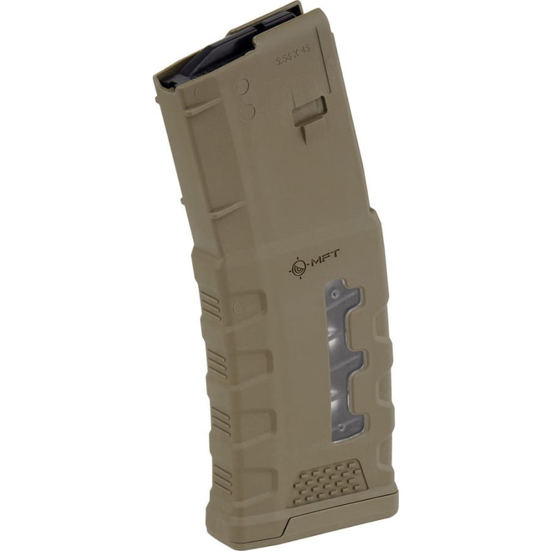 Mission First Tactical (Mft) MFT&nbsp;&mdash; polimēru logu žurnāls Extreme Duty&nbsp;&mdash; 5,56/.223&nbsp;&mdash; EXDPM556-W-SDE