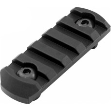 Mission First Tactical (Mft) MFT — Tekko Metal M-LOK 2 3/8'' Picatinny Rail — 5 sloti — melns — TMMLR5