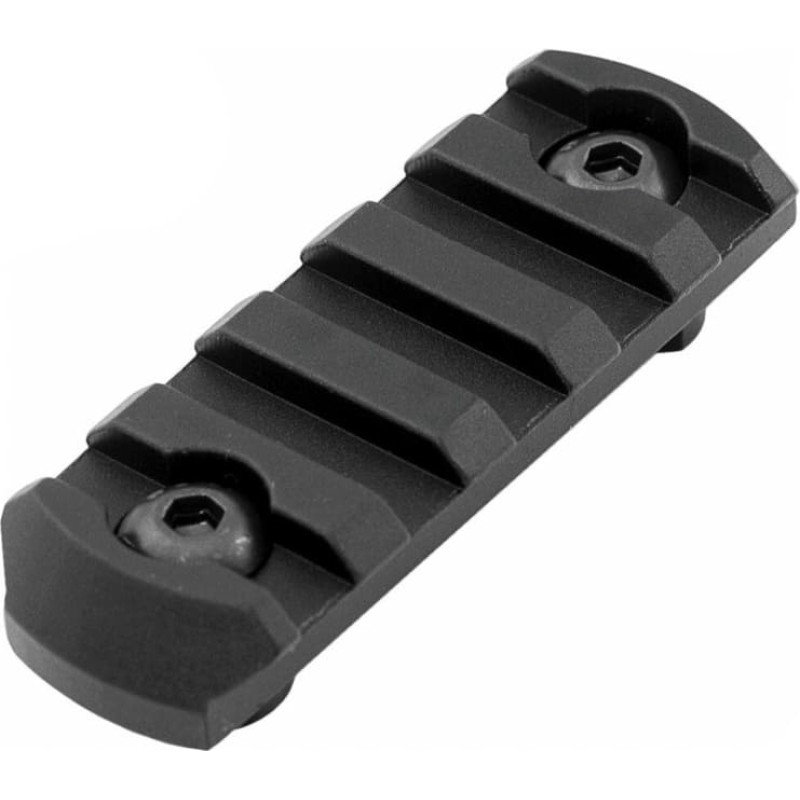 Mission First Tactical (Mft) MFT &mdash; Tekko Metal M-LOK 2 3/8'' Picatinny Rail &mdash; 5 sloti &mdash; melns &mdash; TMMLR5