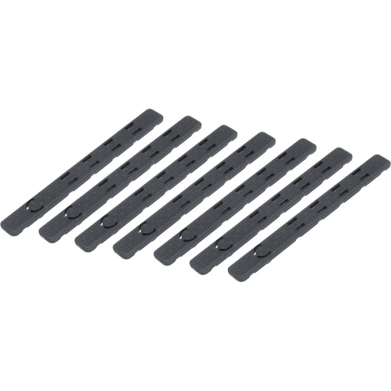 UTG - Zema profila KeyMod roku aizsargu paneļu pārsegi - 5,5 collu - 7 gab - RB-HP25B