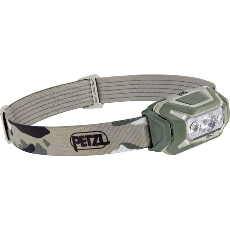 Petzl - Aria 2 LED galvas zibspuldze - 450 lm - RGB - Zaļa / maskē&scaron;anās - E070BA01