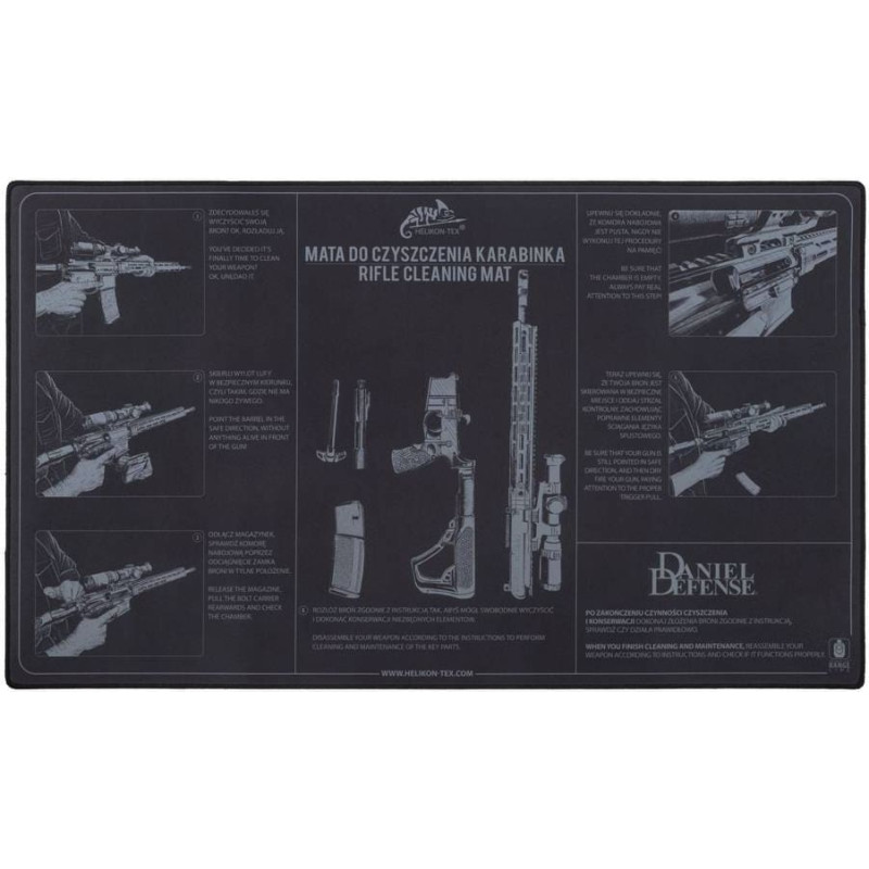 Helikon - Ieroču tīrīšanas paklājiņš - 85x50 cm - Melns - AC-RCM-NN-01