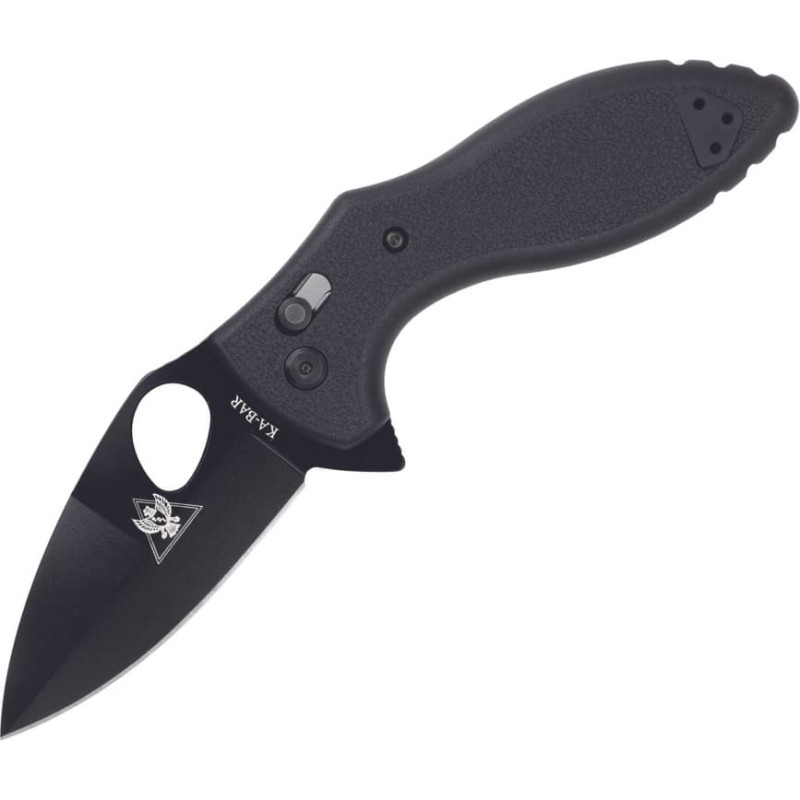 Ka-Bar - TDI Flipper Folder saliekamais nazis - &Scaron;ķēpa smaile - Melns - 2490