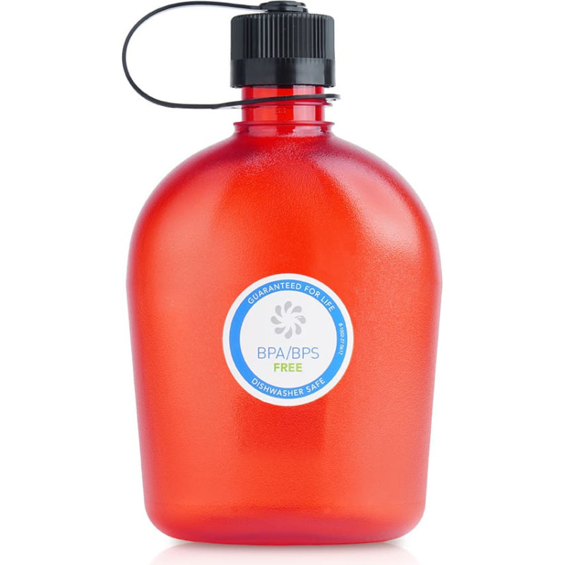 Nalgene - Oasis Canteen 32oz Sustain - Vītne 38mm - 1L - Sarkans - 1777-9912