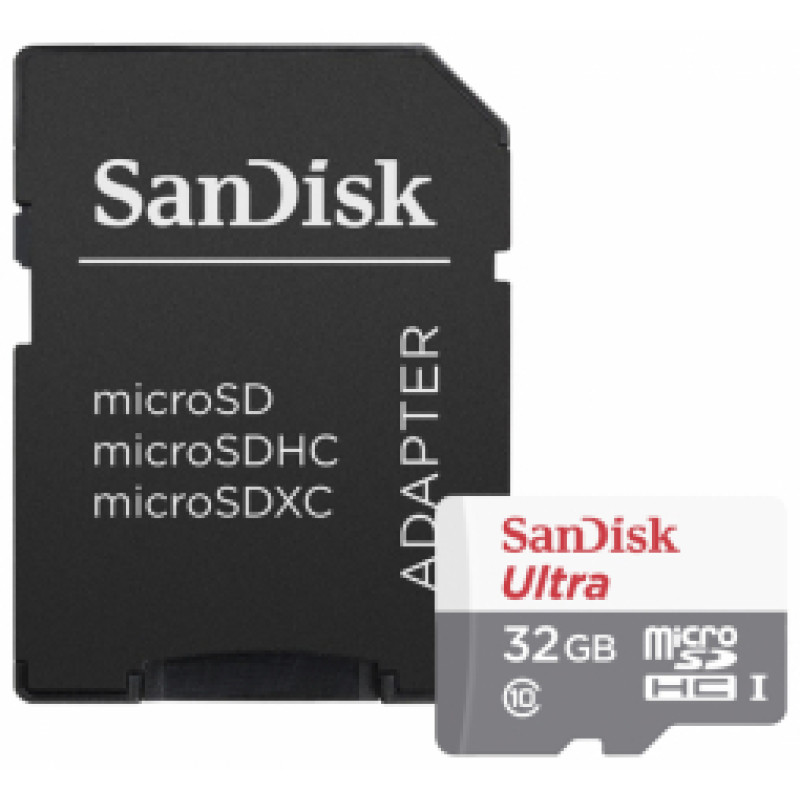 Sandisk Ultra microSDHC 32GB + Adapter