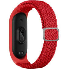 Beline pasek Mi Band 7|6|5 Textile czerwony|red