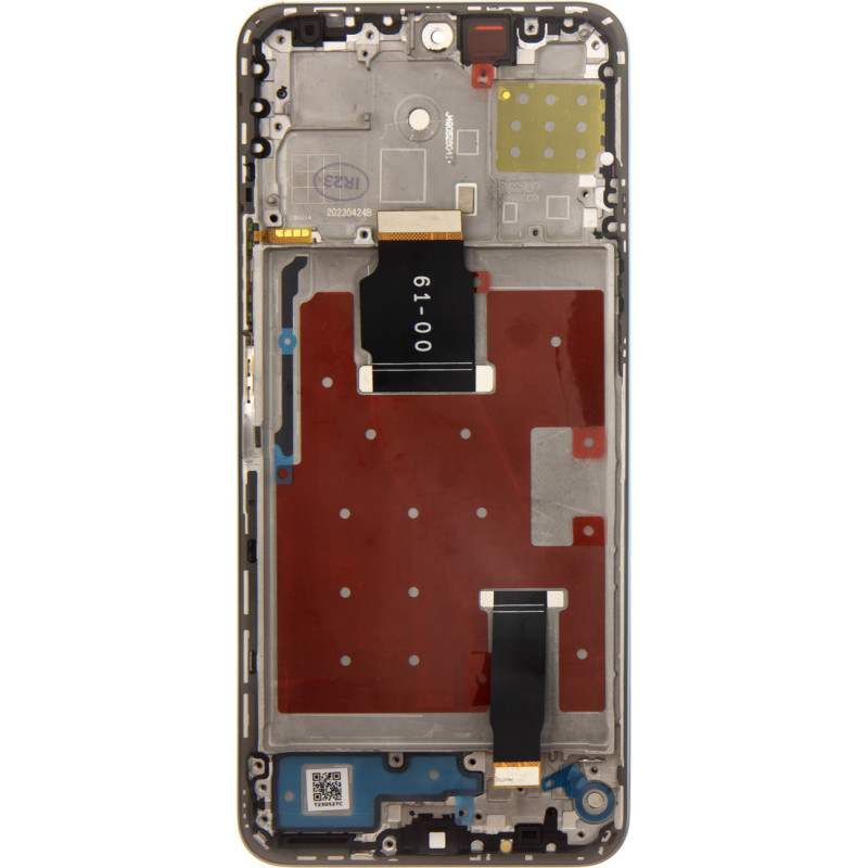 For_Honor Honor X8a|90 Lite LCD Display + Touch Unit + Front Cover Silver