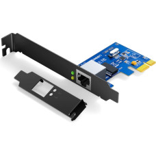 Ugreen PCI-E Gigabit 10/100/1000Mbps tīkla karte - melna